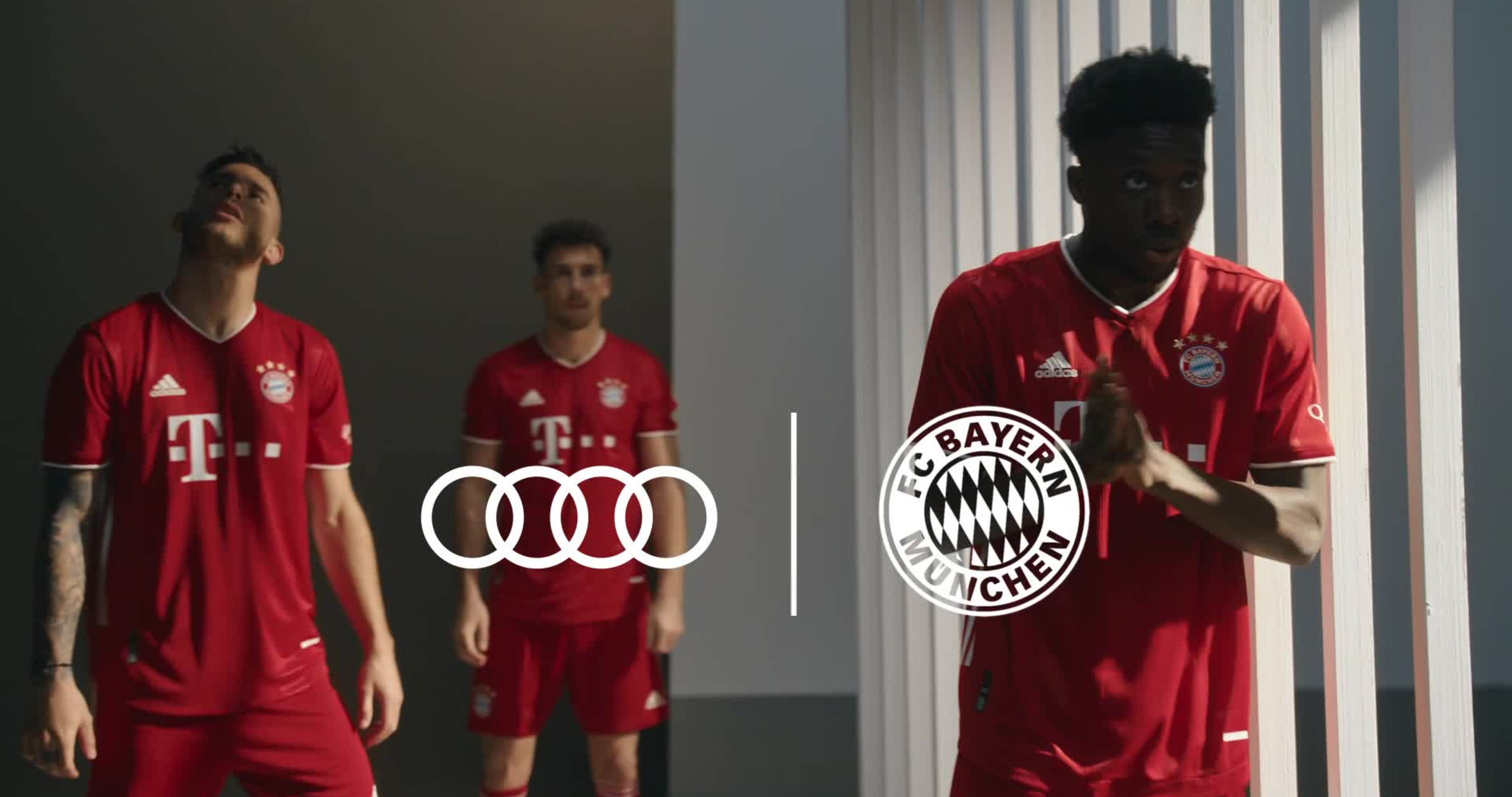 Der Audi Q4 e-tron und die Stars des FC Bayern München in einem Film über die Kraft der Intuition.