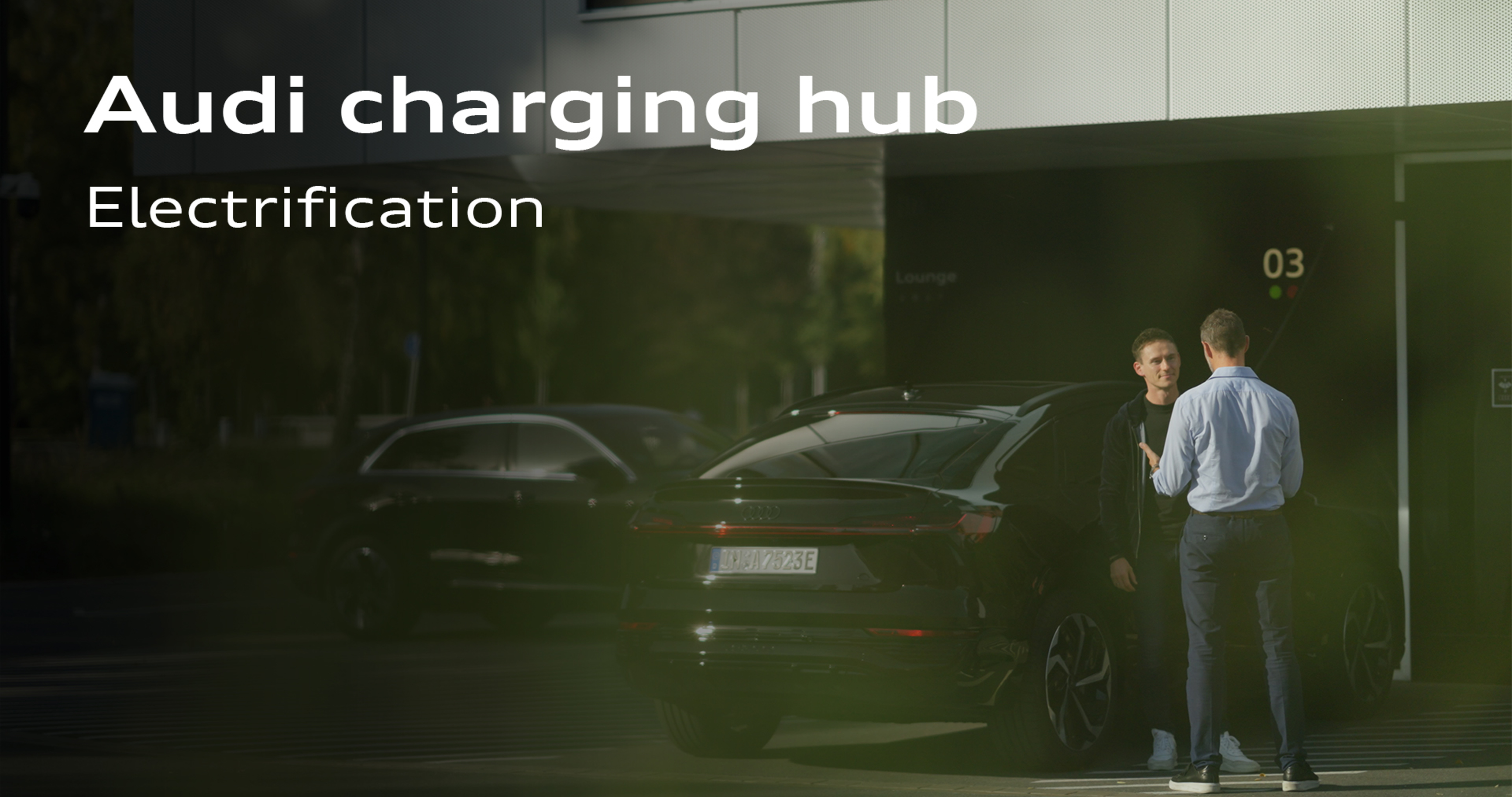 The Audi charging hubs 